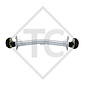 Braked axle 1500kg EURO1 axle type DELTA SIN 14-1, ADRIA Caravan