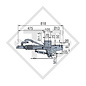 Commande de freinage pour timon carré type ZAAQ 1.35-3, 750 à 1350kg, 48.25.981.000