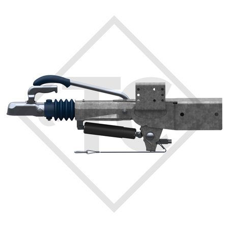 Overrun device square type ZAAQ 3.0-3, 1800 to 3000kg, 48.46.981.000
