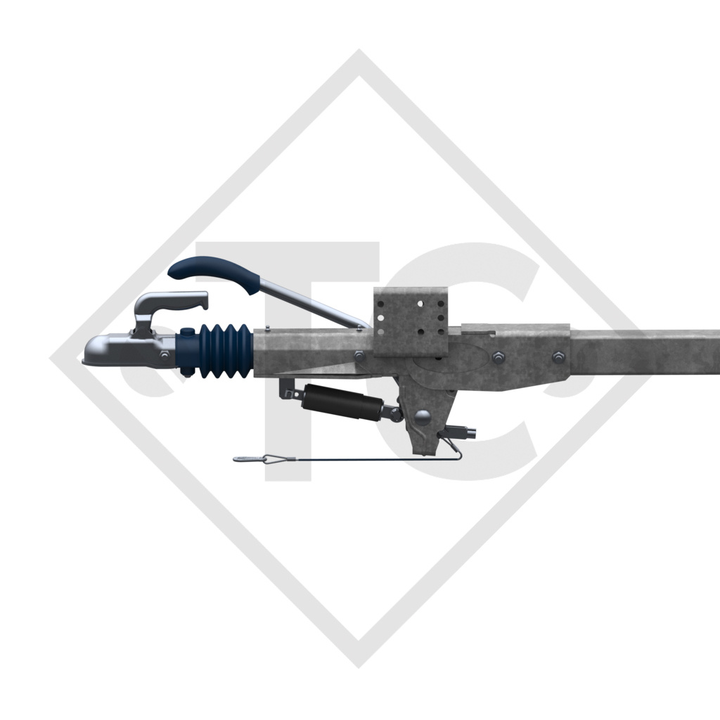 Instalación de lanza ZAAR 1.6-1 con enganche de inercia modelo ZAAQ1.6 / ZDG7-3 lanza recta 800 a 1600kg, 48.29.181.055