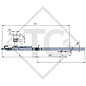 Zugeinrichtung ZAA 2.0-1.1 mit Auflaufeinrichtung AK 2008 und Deichselprofil abnehmbar 1300 bis 2000kg, 47.36.181.001
