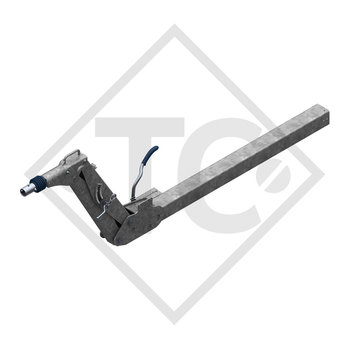 Drawbar installation ZAV 1.6-5 with overrun device AE 2.7-1 D height-adjustable, with drawbar section 1200 to 1600kg, 47.29.470.062