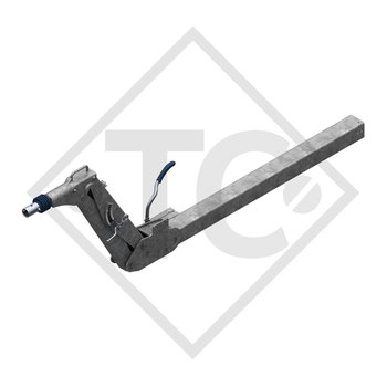 Commande de freinage ZAV 2.0-5 avec timon freiné AE 2.7-1 C réglable en hauteur, avec profil timon 1500 à 2000kg, 47.36.470.109
