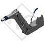 Drawbar installation ZAV 2.7-4 with overrun device AE 2.7-1 A height-adjustable, with drawbar section 1860 to 2700kg, 47.43.470.087