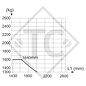 Auflaufeinrichtung vierkant Typ 161 S - ZE 252R mit Deichselprofil abnehmbar 950 bis 1600kg