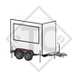 Enganche de inercia cuadrado modelo 251 S - ZE 252R con lanza desmontable 1500 a 2600kg