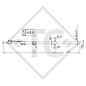 Auflaufeinrichtung vierkant Typ 161 S - ZE 252R mit Deichselprofil abnehmbar 950 bis 1600kg