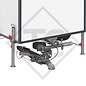 Square overrun device type 161 S - ZE 252R with removable drawbar section from 950 to 1600kg