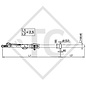 Enganche de inercia cuadrado modelo 251 S - K26-S giratorio lateralmente 1500 a 2600kg