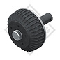 Wheel brake 2051 Ab PLUS pair 1500kg with stub for screwing in