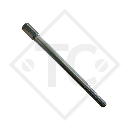 Soporte de varilla M12, trasero