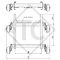 Conjuntos ejes tándem con freno 2500kg EURO COMPACT tipo de eje 2xB 1200-5 Brenderup U110