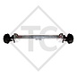 Braked axle SWING 1350kg axle type CB 1355, 46.25.366.076