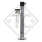 Steady leg, spindle 57mm round, pivoting 90° sideways, 1863471, suitable for all trailer types