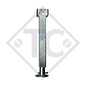 Steady leg, spindle □60mm square, pivoting 90° sideways, 1863473, suitable for all trailer types