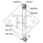 Steady leg, spindle □60mm square, pivoting 90° sideways, 1863473, suitable for all trailer types
