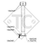 Steady leg, spindle □60mm square, pivoting 90° sideways, 1863473, suitable for all trailer types