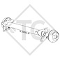 Braked axle SWING 1500kg axle type CB 1505, 46.27.379.155