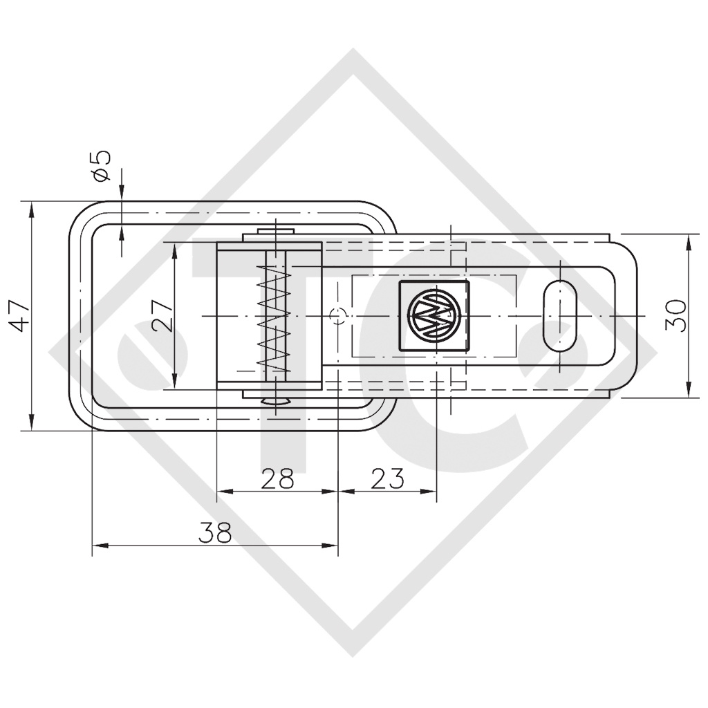 WINTERHOFF Bordwandverschluss Typ BV 60-1