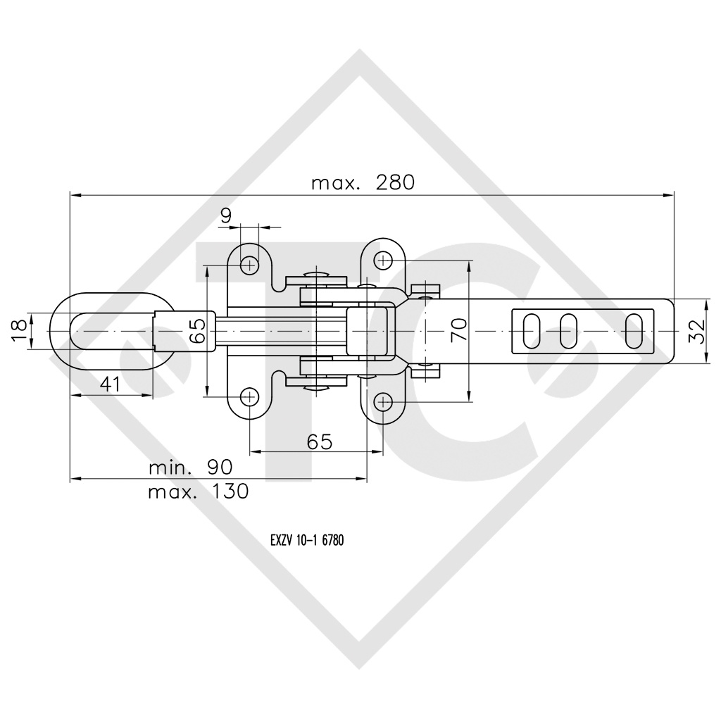 WINTERHOFF Chiusura a eccentrico tipo EXZV 10-1