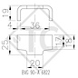 WINTERHOFF Accrochage pour fermeture de ridelle type BVG 90-A