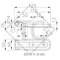 WINTERHOFF Charnière de ridelle type BSCH 10-14-120-PO, emballage 100 unités