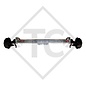 Braked axle SWING 1500kg axle type CB 1505, 46.27.379.147