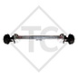 Braked axle 1350kg SWING axle type CB 1355, 46.25.379.126