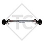 Braked axle SWING 1350kg axle type CB 1355, 46.25.379.707