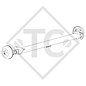 Assale frenato SWING 1800kg tipo di assale CB 1805, 46.32.368.486, HUMBAUR