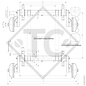 Assali abbassabili fino 281mm, tipo di assale RONDO DB 2/1805, tandem 3600kg, 49.32.368.459