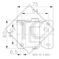 WINTERHOFF bisagra modelo BSCH 30-3, unidad de embalaje 100 unidades