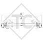 FTF Eje con freno 1200kg tipo de eje BT97012 , Sir Caravelair