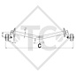 Braked axle 900kg EURO Plus axle type Delta SI-850-5 - BUERSTNER 4027 TS