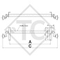 Eje sin freno 750kg PLUS OPTIMA tipo de eje 700-5, 1424275