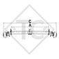 Assale frenato 1360kg EURO1 tipo di assale DELTA SIN 12-3, Dethleffs, LMC caravan