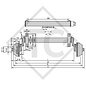 Braked axle SWING 1800kg axle type CB 1805, 46.32.368.057, HIRTH