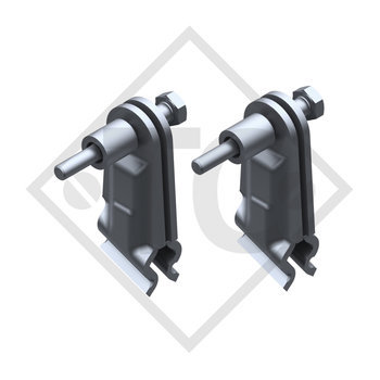 Soporte amortiguador para amortiguador de eje, insertable, montaje interno (par)