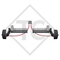 Halbachsen gebremst 900kg  Achstyp B 850-5 (Paar) EURO COMPACT zum anschweißen