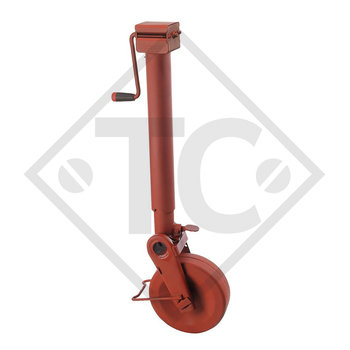 Roue jockey ø70mm rond, type DM 364