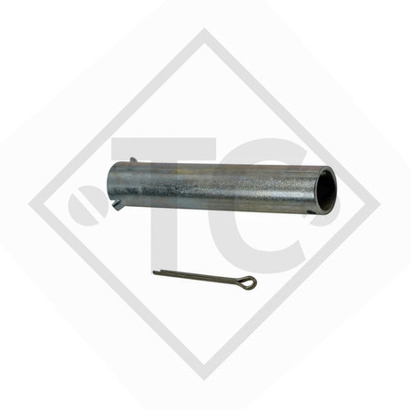 Plug axle for jockey wheel, type RP/0817100Z