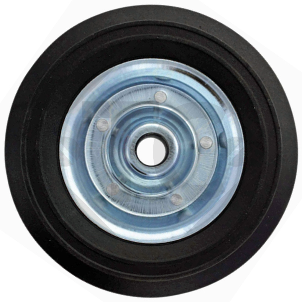 Solid rubber wheel 200x50mm, type RRG 900DLF for jockey wheel, type LC 242, FC 238, FC 242