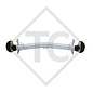 Braked axle 1500kg EURO1 axle type DELTA SIN 14-1, Knaus Azur