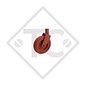 Rueda de chapa de acero 200x60mm, tipo RRL 805A para rueda jockey FO 260, M 190, M 195 y S 167