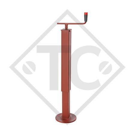 Steday leg □40mm square, type P 519, without bearing and grease nipple