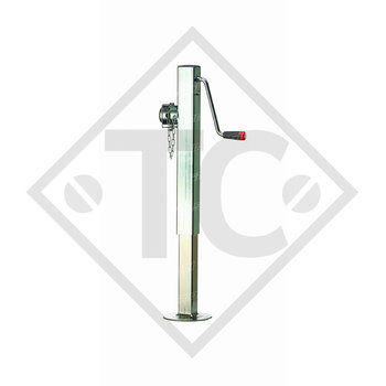 Apoyo □60mm cuadrado, tipo DT 496HE/Z, cincado galvanizado