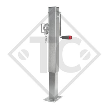 Steday leg □70mm square, type DG 590/Z, galvanised