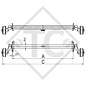 Assale frenato 700kg EURO1 PLUS tipo di assale B 850-1