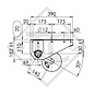 Braked axle 750kg BASIC axle type B 700-5, Anssems