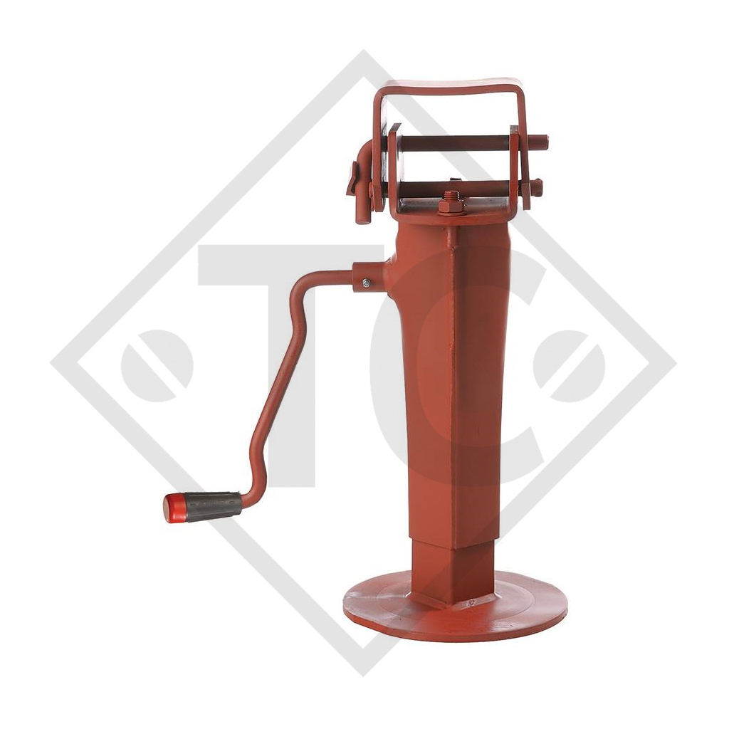 Steday leg □70mm square with tipping connection, type DS 510S, for agricultural machines and trailers, machines for building industry, implements for road maintenance and snow